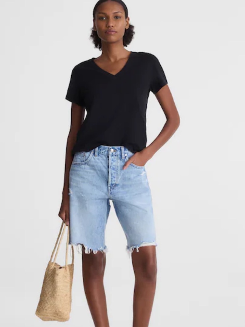 Madewell The Essex Long Baggy Short